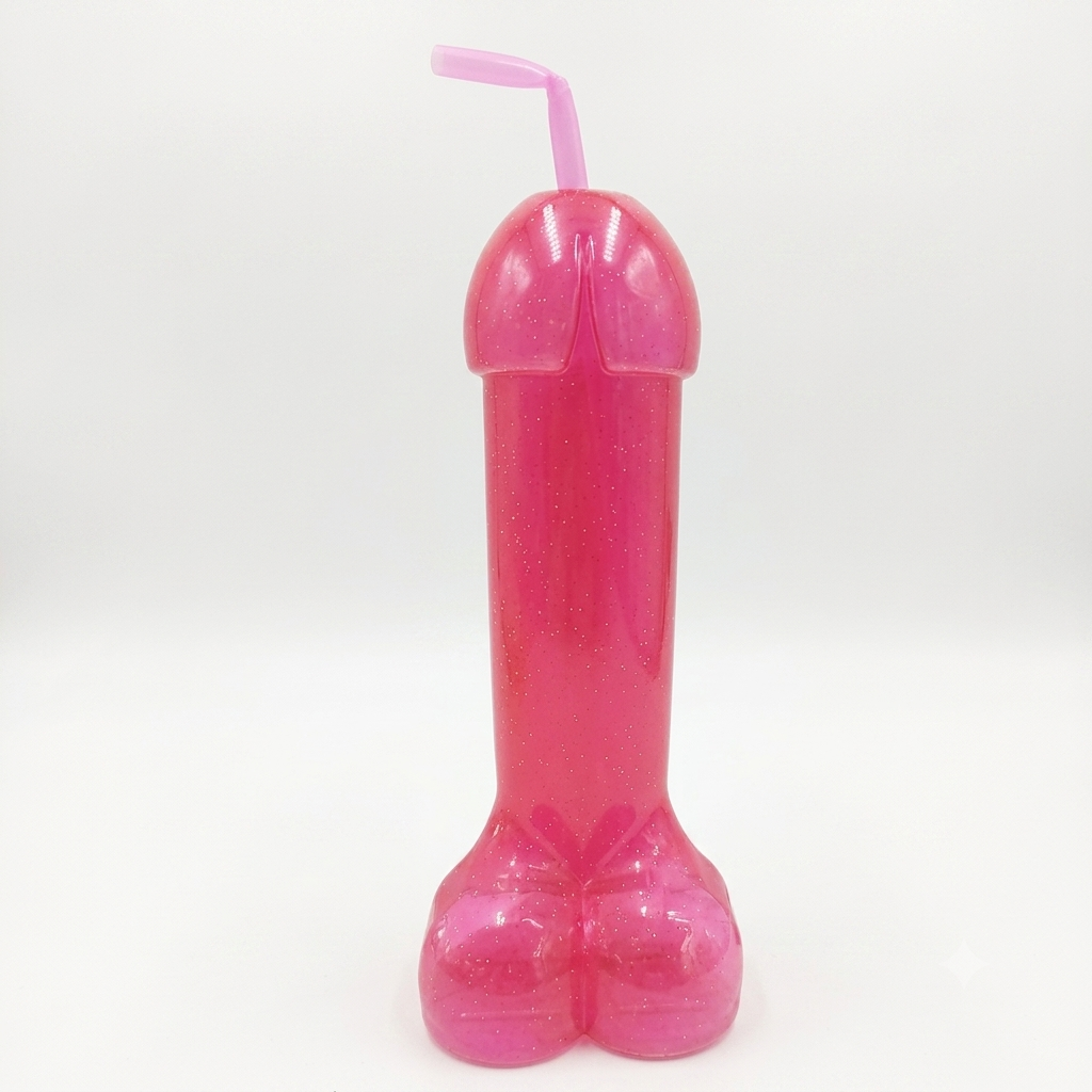 Vaso Novelty con Popote - Varios Colores