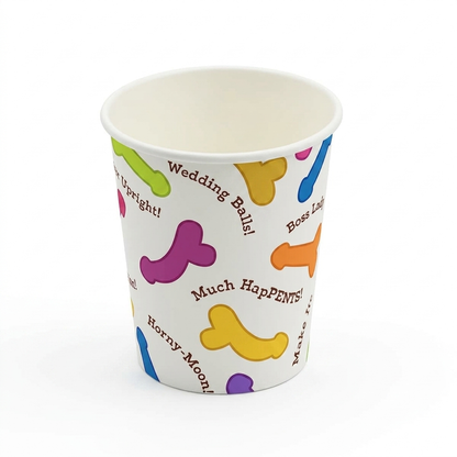 Vasos de Papel para Fiesta con Diseños Atrevidos