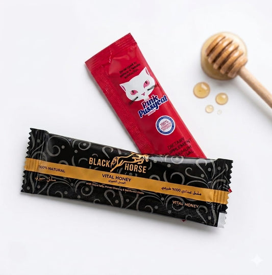 Miel Estimulante Sexual – Pink Pussycat y Black Horse