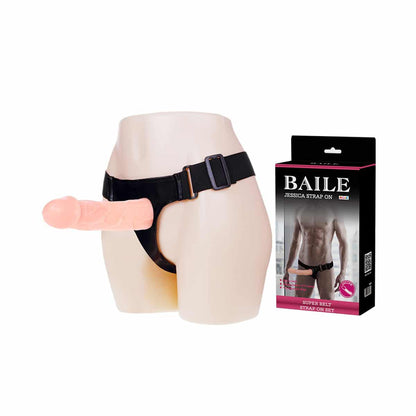 Arnes Strap-On Jessica con Dildo Hueco Baile Super Belt