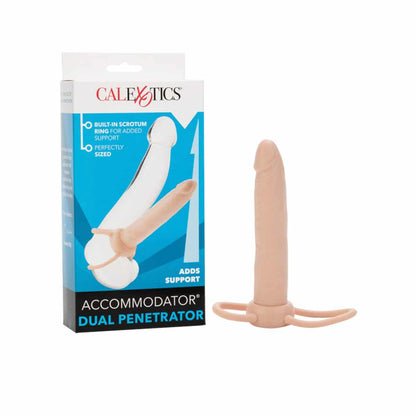Funda Peneana Accommodator Dual Penetrator 5.25 Pulgadas CalExotics