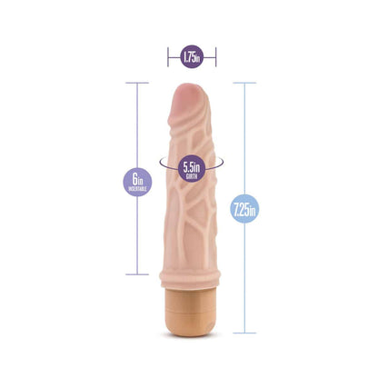 Dr. Skin Cock Vibe 3 - Vibrador Realista 7.25 Pulgadas