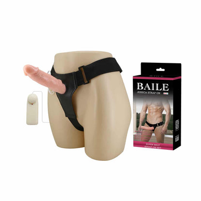 Baile Jessica Strap On - Arnes con Dildo Vibrador Super Belt Set