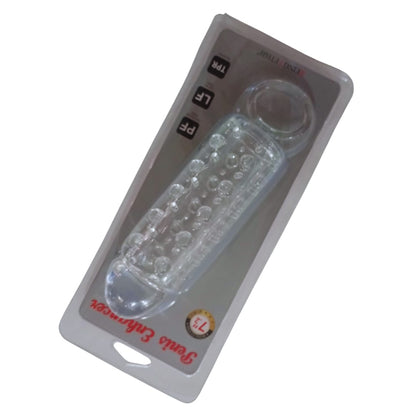 Funda extensora Penis Enhancer vista posterior mostrando protuberancias