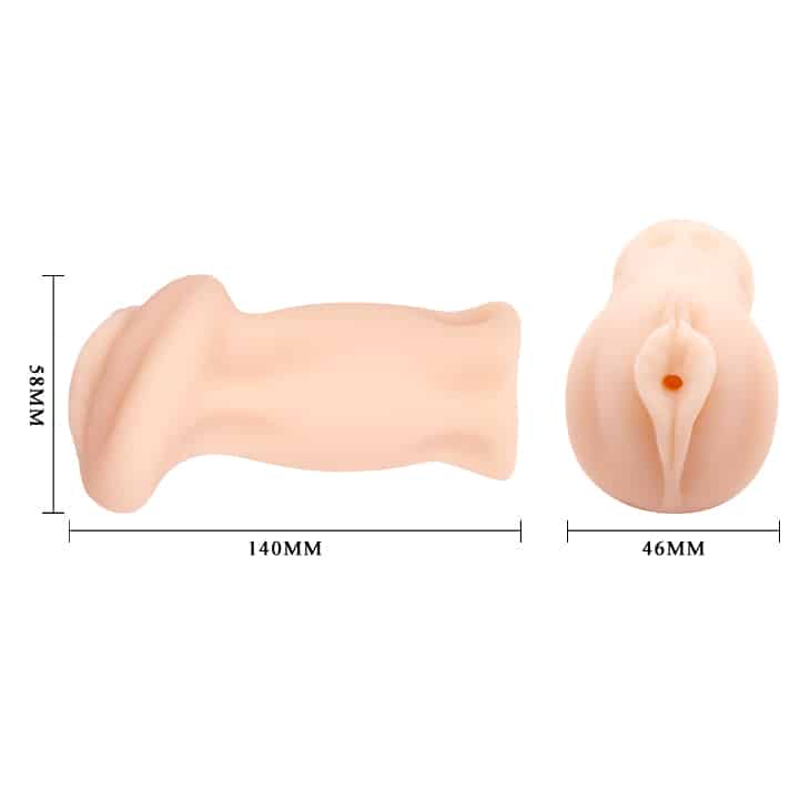 Masturbador Crazy Bull Ruby medidas 140mm x 58mm x 46mm