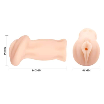 Masturbador Crazy Bull Ruby medidas 140mm x 58mm x 46mm