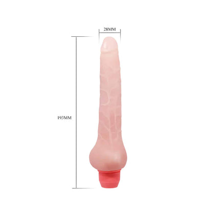 Medidas vibrador Flexi Vibe 193mm largo x 28mm diametro