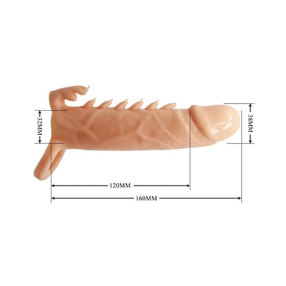 Medidas funda extensora Emmitt: 160mm longitud total, 38mm diámetro punta, 32mm base