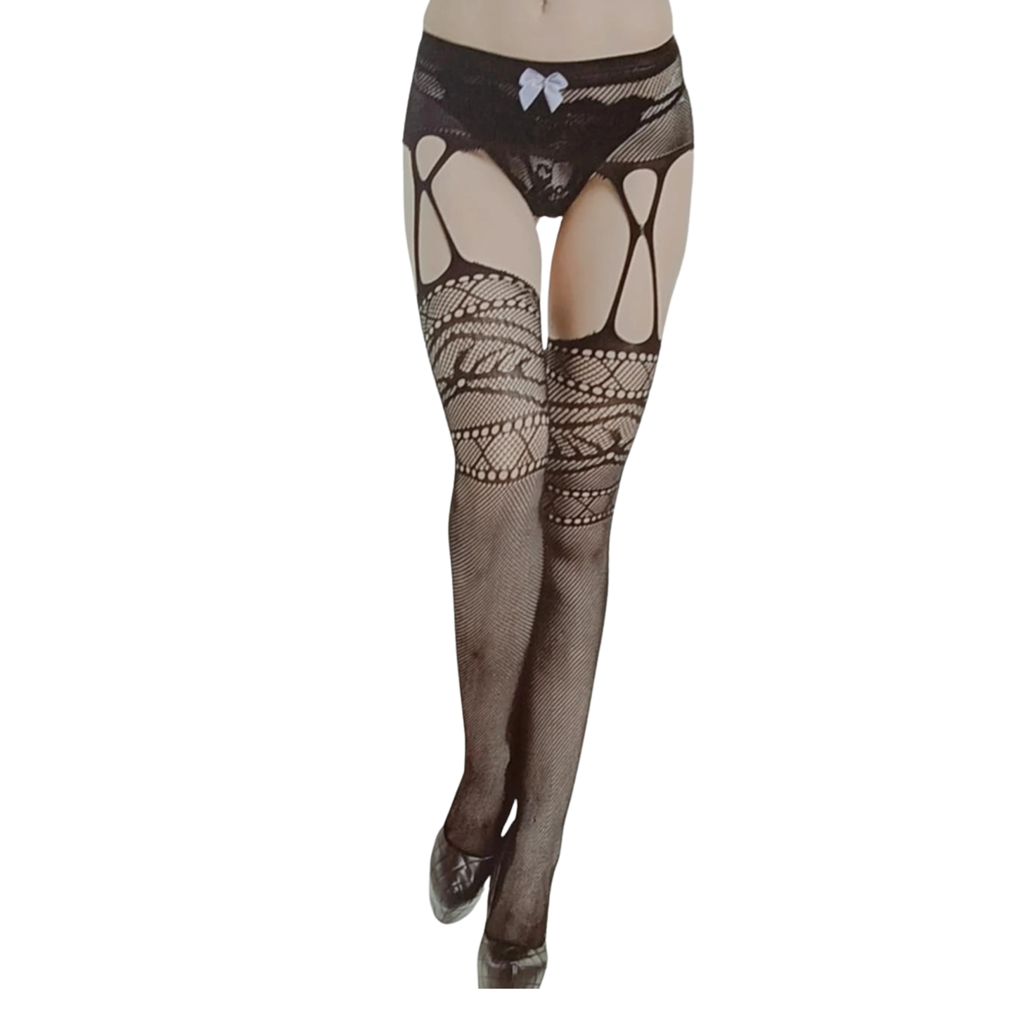 Medias con Liguero Integrado | Diseño Transparente y Sensual | Unitalla