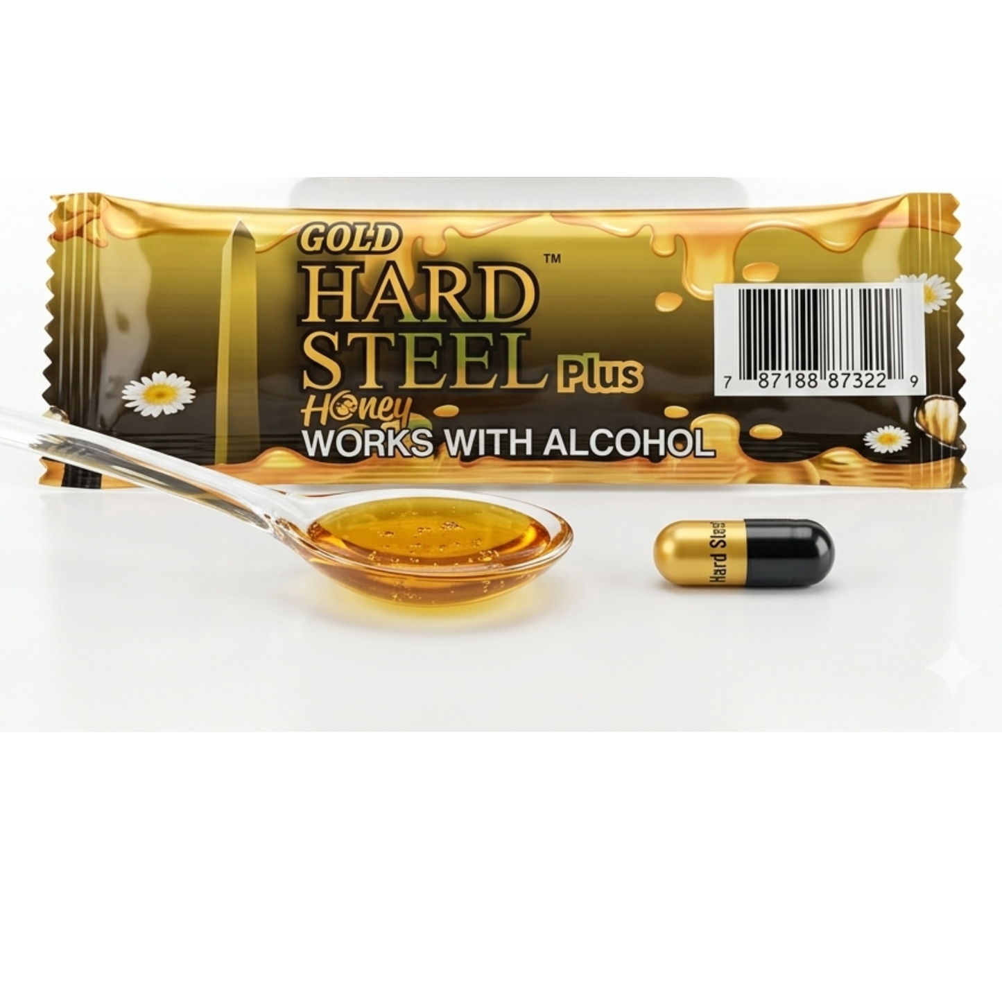 Gold Hard Steel Plus - Potenciador Sexual para Hombre