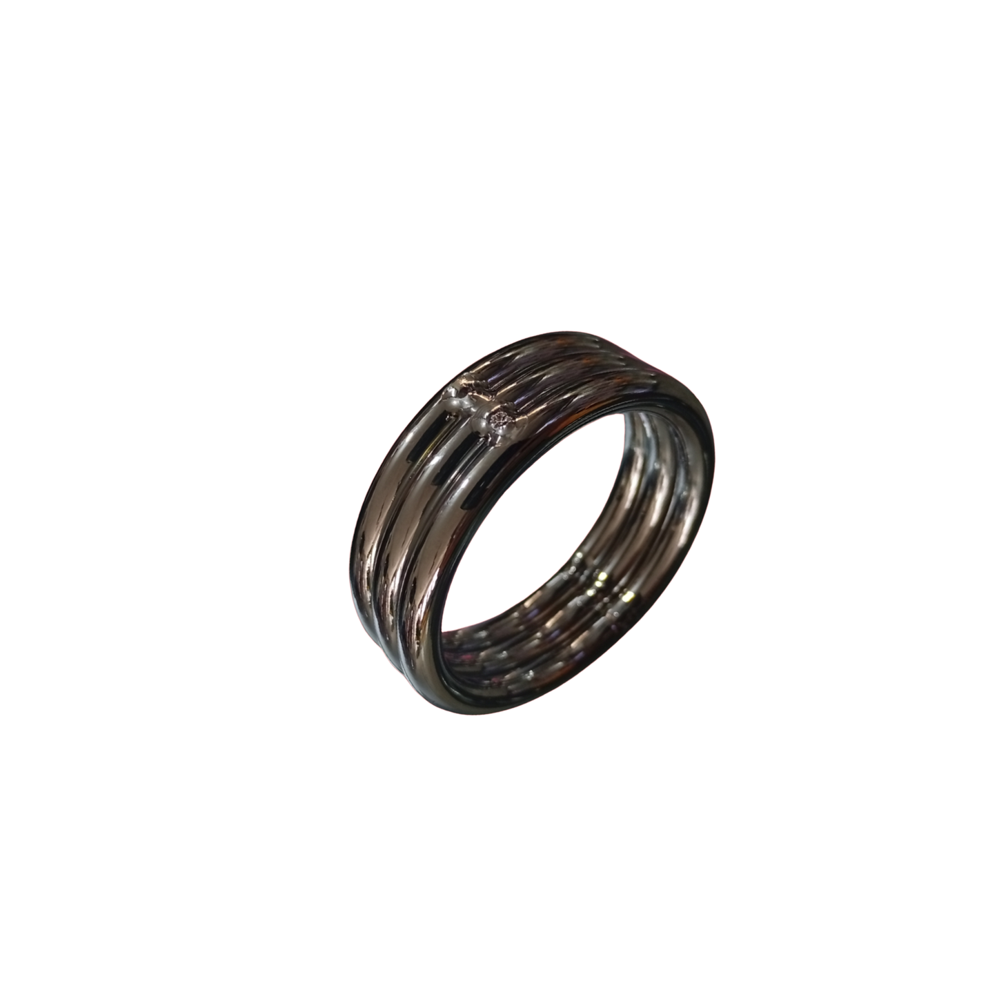 Anillo Metálico para Hombre 3 Capas