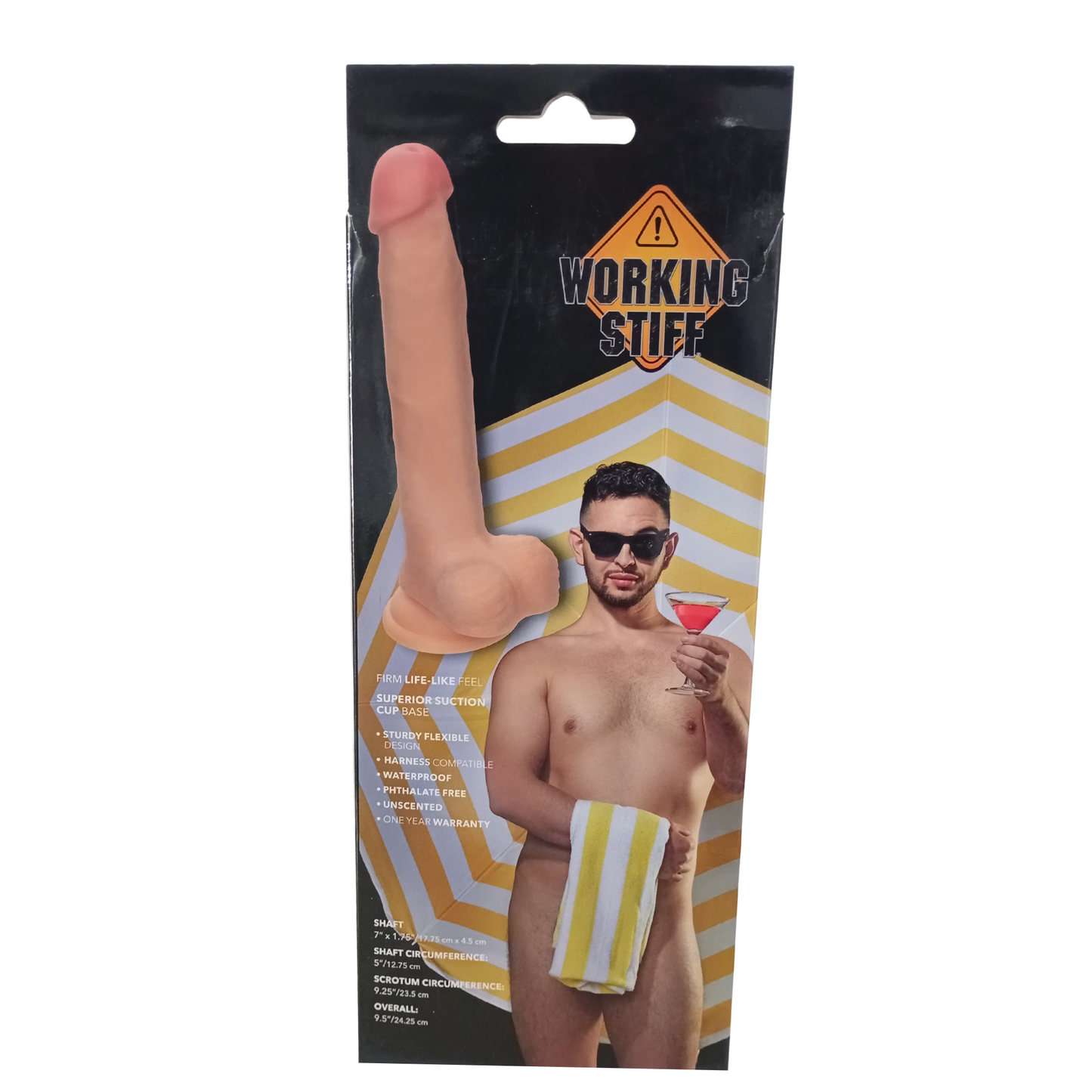 Masajeador Realista Working Stiff Cabana Boy CalExotics 24 cm