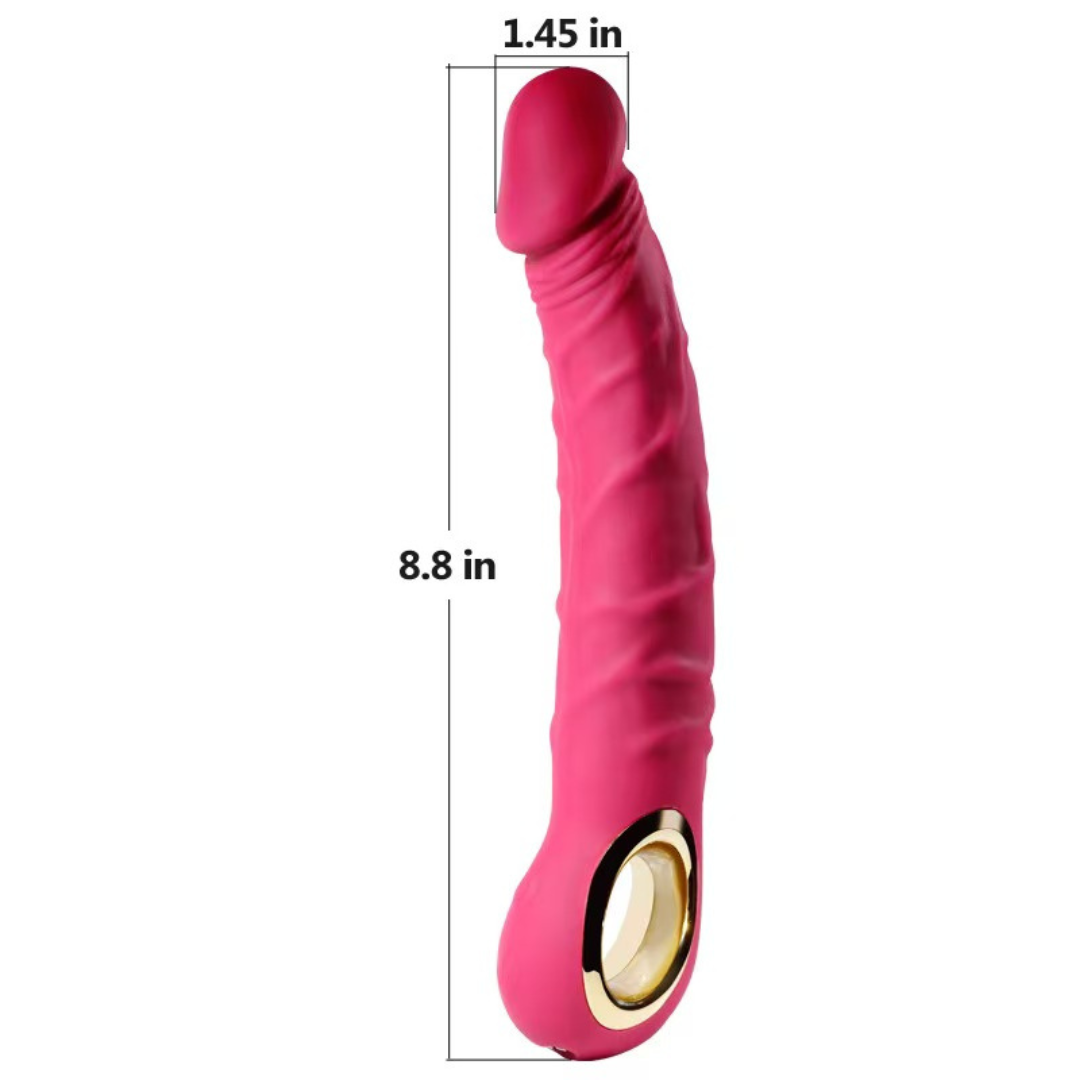 Vibrador Recargable de Silicona Premium