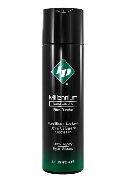 Lubricante a Base de Silicona ID Millennium – Ultra Duradero Resistente al Agua Apto para Masajes