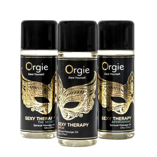 Mini Kit Sexy Therapy | Set de 3 Aceites Sensuales para Masaje en Pareja