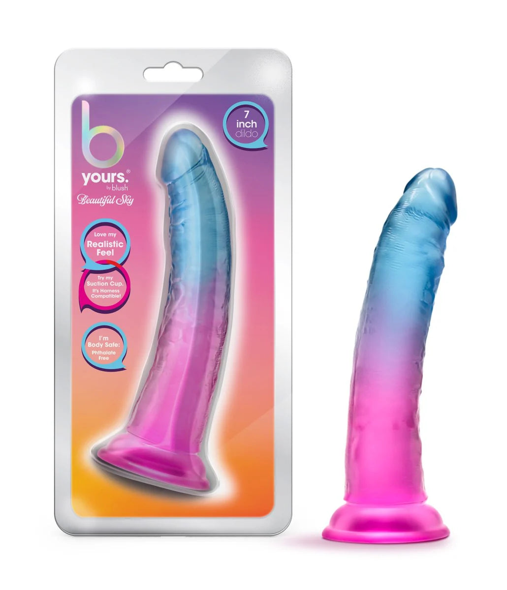 B Yours by Blush® – Dildo Realista Beautiful Sky 19 cm con Ventosa
