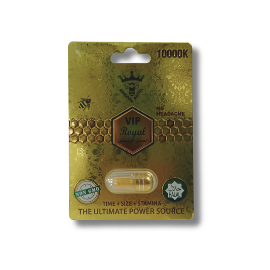 VIP Royal 10000K – Cápsula Masculina Potenciadora 1 Cápsula 7 Días