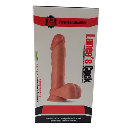 Masajeador Realista de Silicona Médica Premium 19 cm