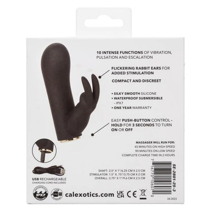 Masajeador Rabbit Recargable con 10 Funciones