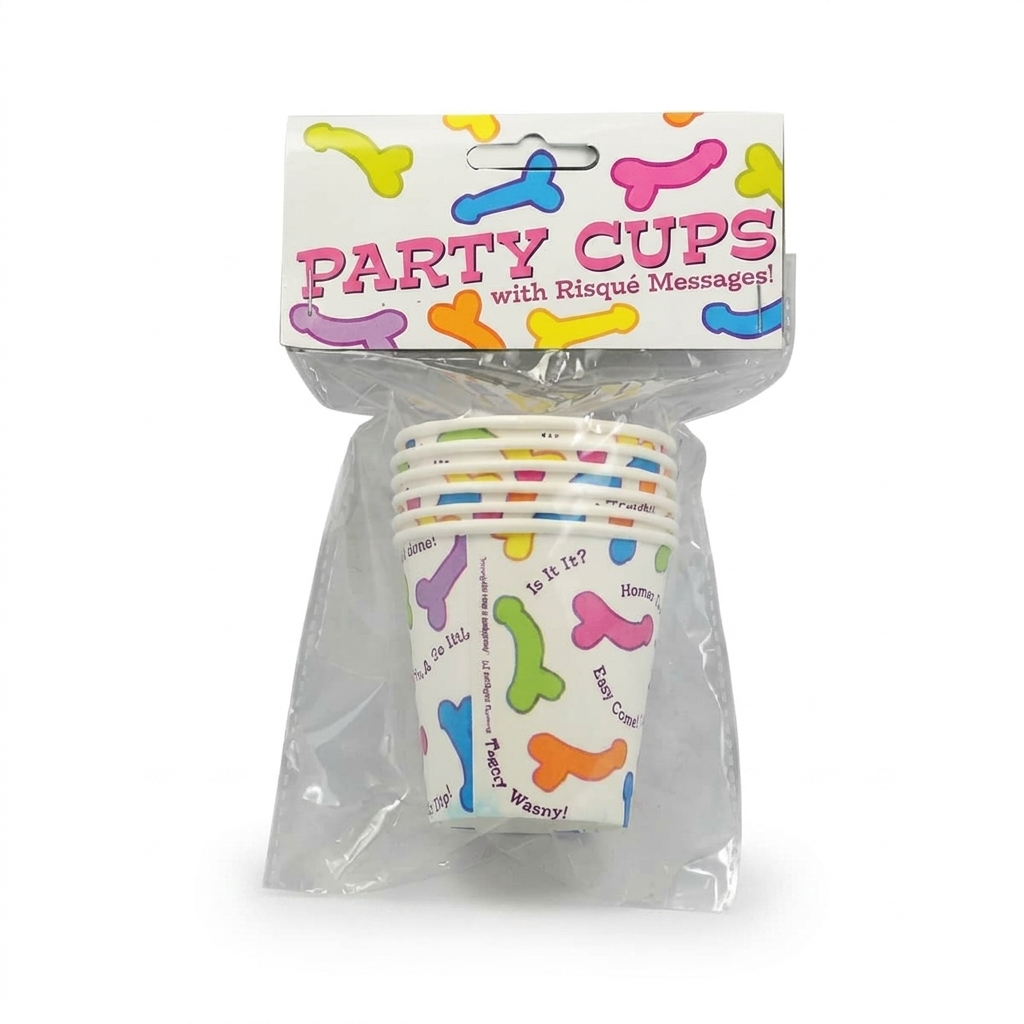 Vasos de Papel para Fiesta con Diseños Atrevidos