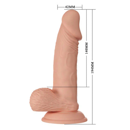 Dildo Realista Zebulon 19 cm con Copa de Succión