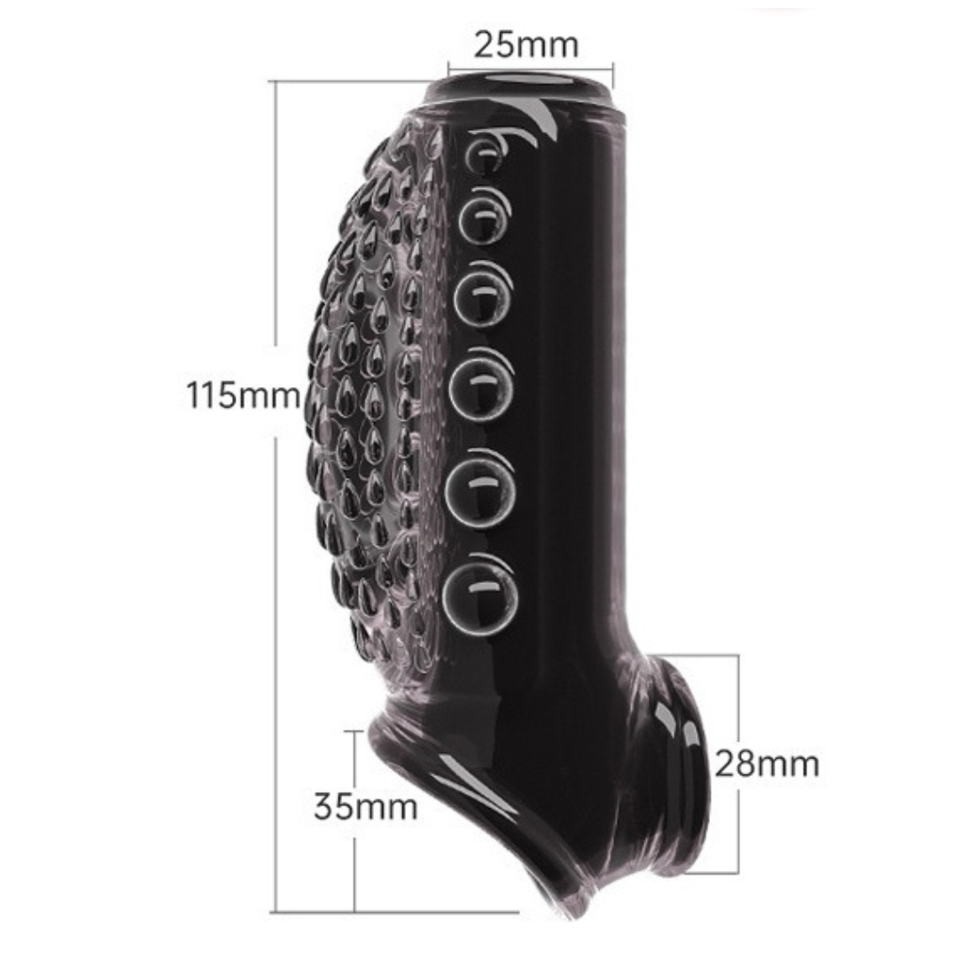 Funda para Pene de Silicona Médica Premium con Textura