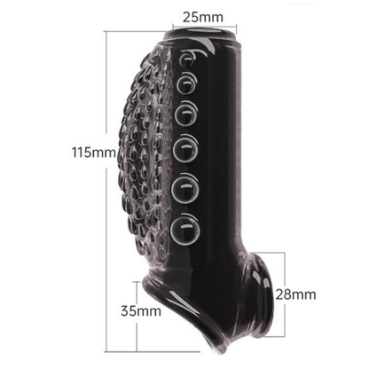 Funda para Pene de Silicona Médica Premium con Textura