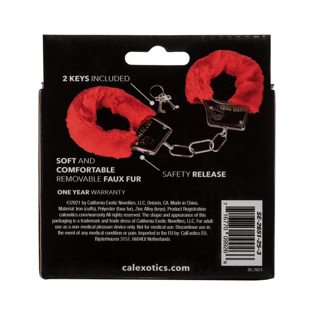 Esposas de Peluche Playful Furry Cuffs - CalExotics