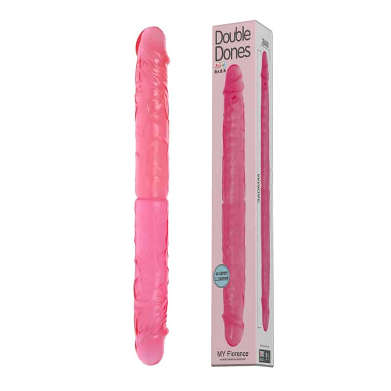 Double Dones - Dildo Doble Flexible Rosa 36 cm