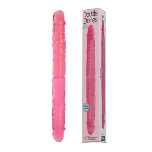 Double Dones - Dildo Doble Flexible Rosa 36 cm