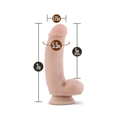 Dildo Realista Coverboy The Pizza Boy 17.5 cm con Copa de Succión