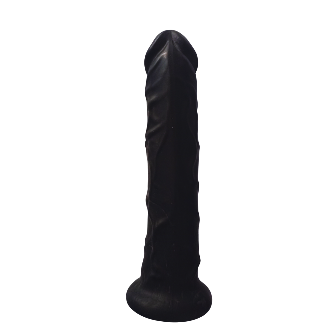 Hot Kisscherry con ventosa negro | 23 cm, insertable 21 cm, ancho 6 cm