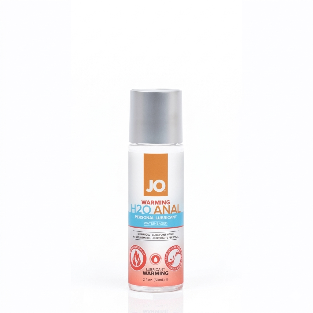 JO H2O Anal Warming - Lubricante Anal Caliente a Base de Agua 60ml