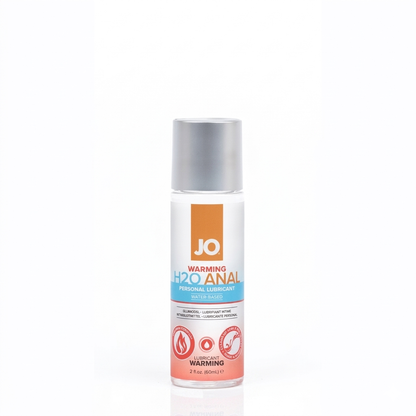 JO H2O Anal Warming - Lubricante Anal Caliente a Base de Agua 60ml