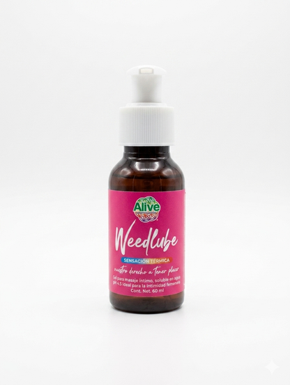Weedlube Sensación Térmica - Gel de Masaje Íntimo 60 ml