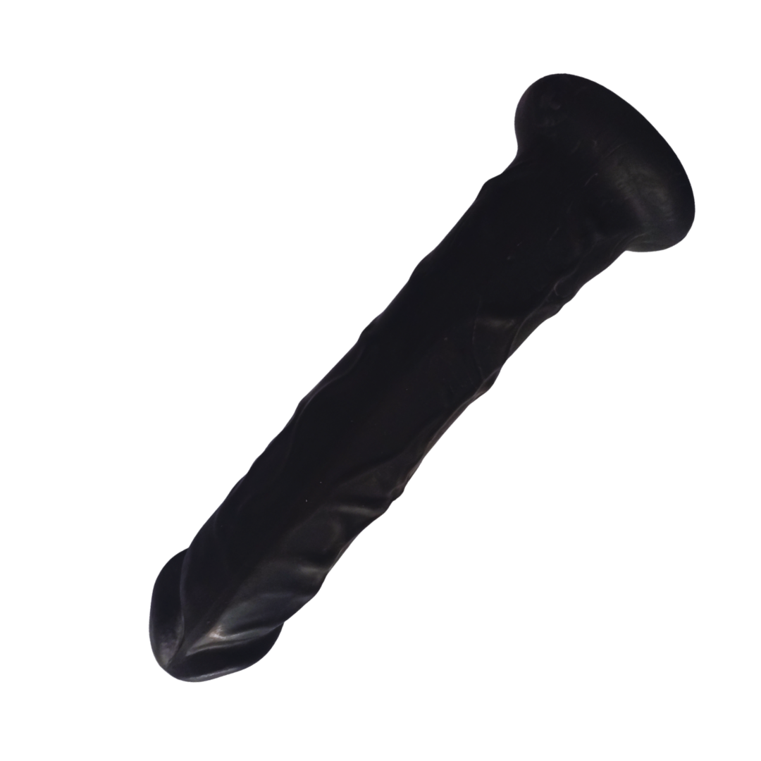 Hot Kisscherry con ventosa negro | 23 cm, insertable 21 cm, ancho 6 cm