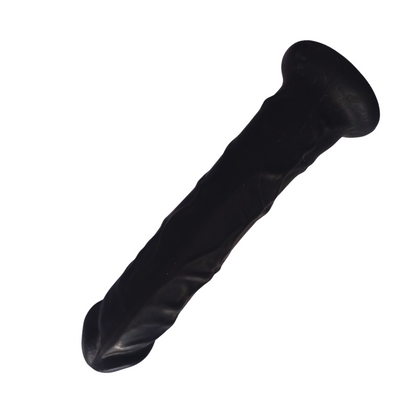 Hot Kisscherry con ventosa negro | 23 cm, insertable 21 cm, ancho 6 cm