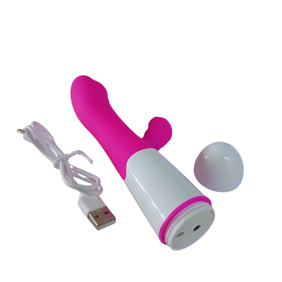 Vibrador recargable USB Aura Duo | 30 modos