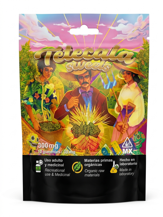 Tetecala Sweets Gomitas 300 mg (10 piezas / 30 mg c/u)
