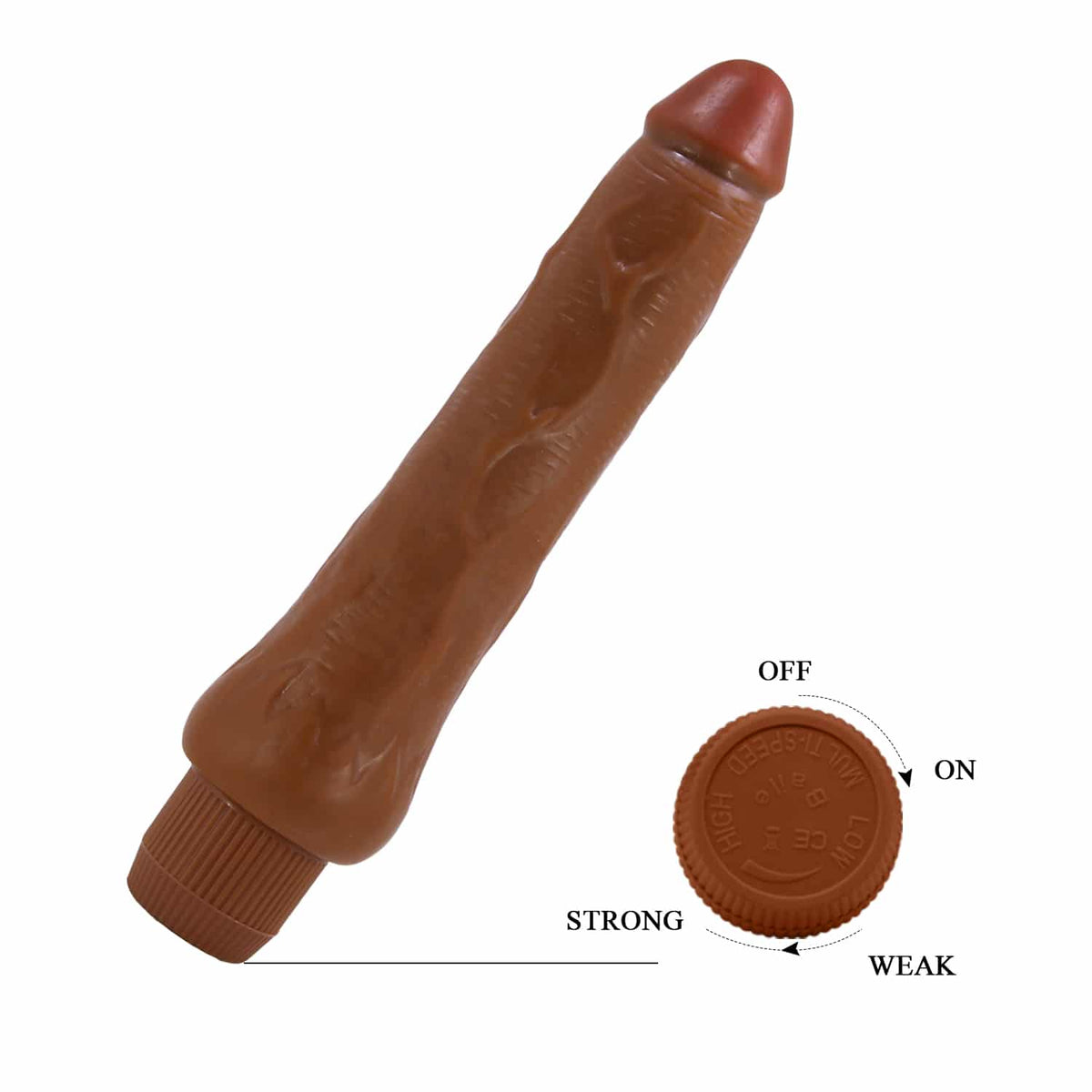 Vibrador Realista Barbara Dryad 25 cm