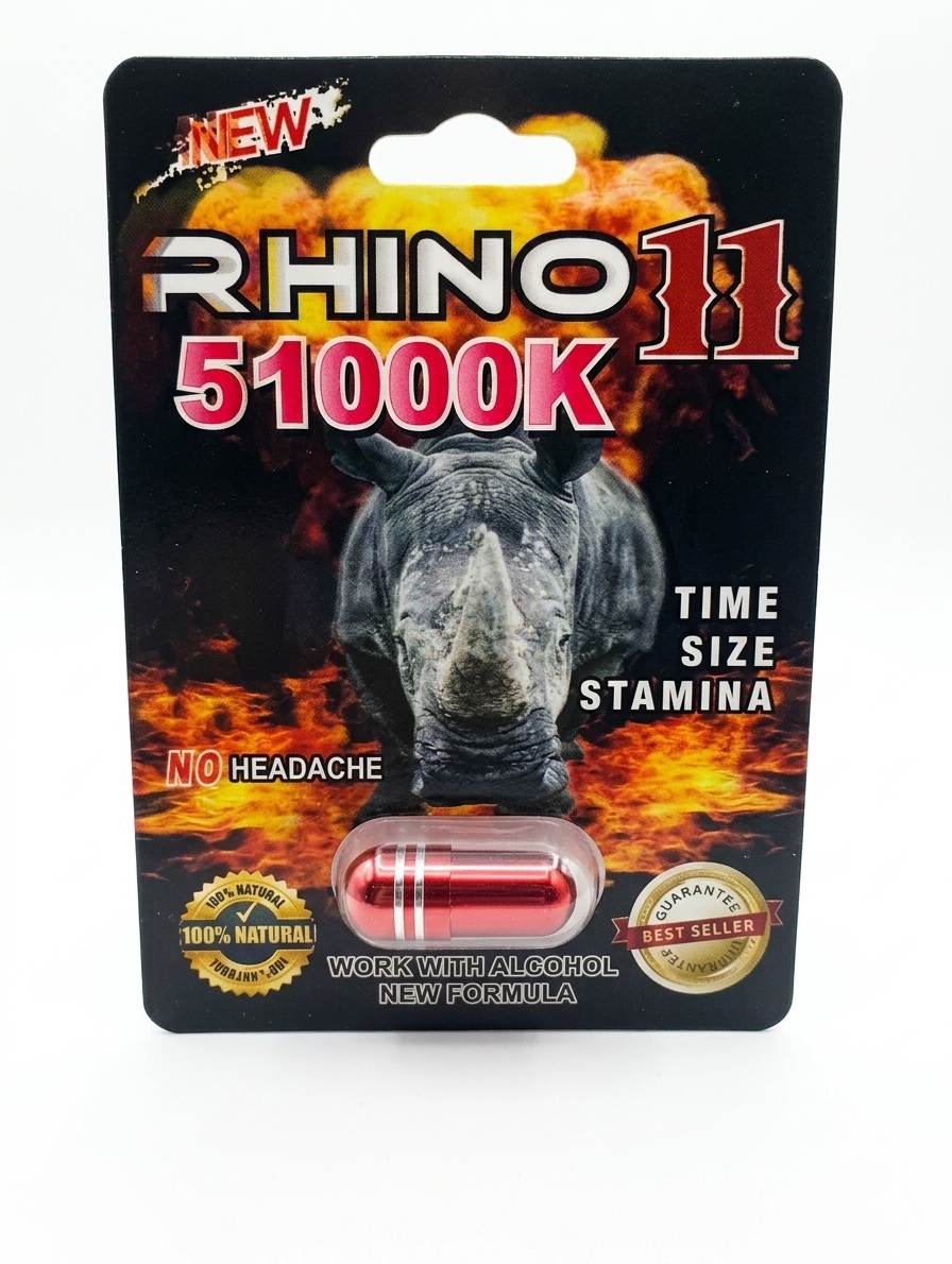 Rhino 11 51000K - Suplemento Natural de Resistencia y Vitalidad