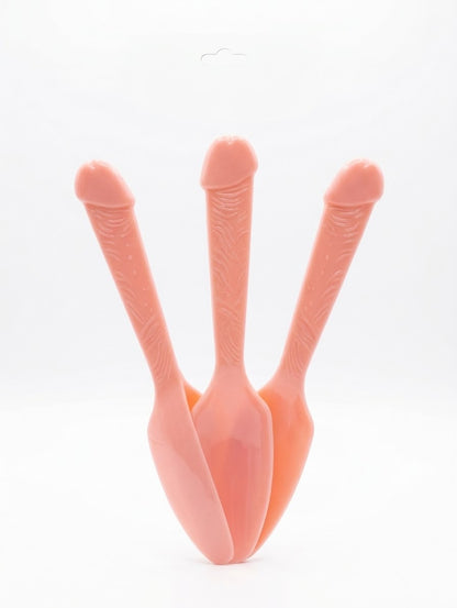 Cubiertos para fiestas con diseño divertido, paquete de 6