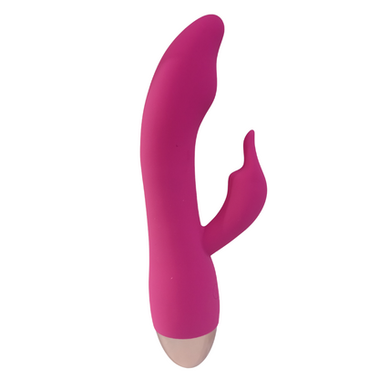 Vibrador Curvo Rabbit con Movimiento Telescópico y Doble Estimulación Punto G
