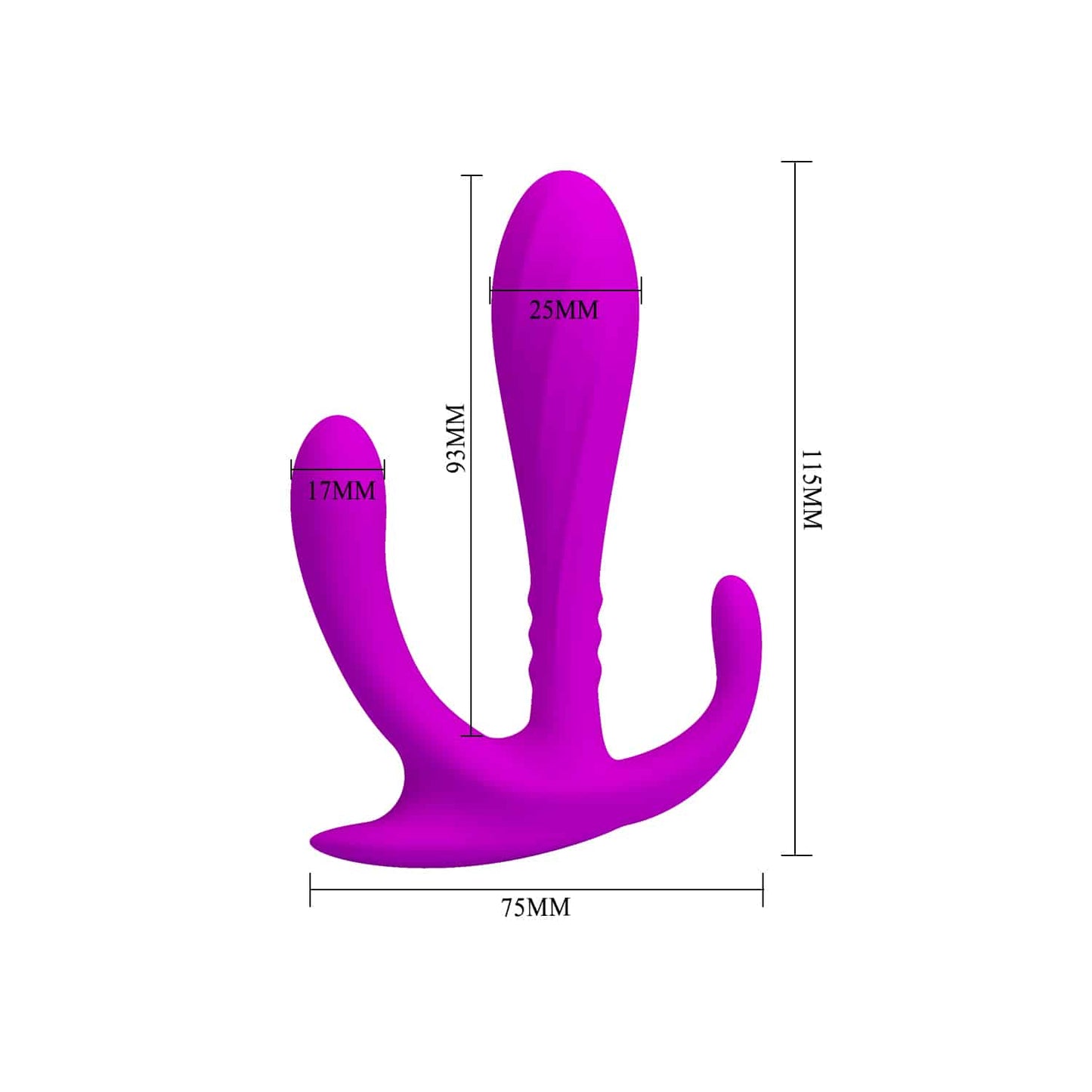 Dildo de Triple Estimulación Pretty Love Edgar