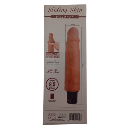 Vibrador Realista Sliding Skin Waldorf 21.5 cm