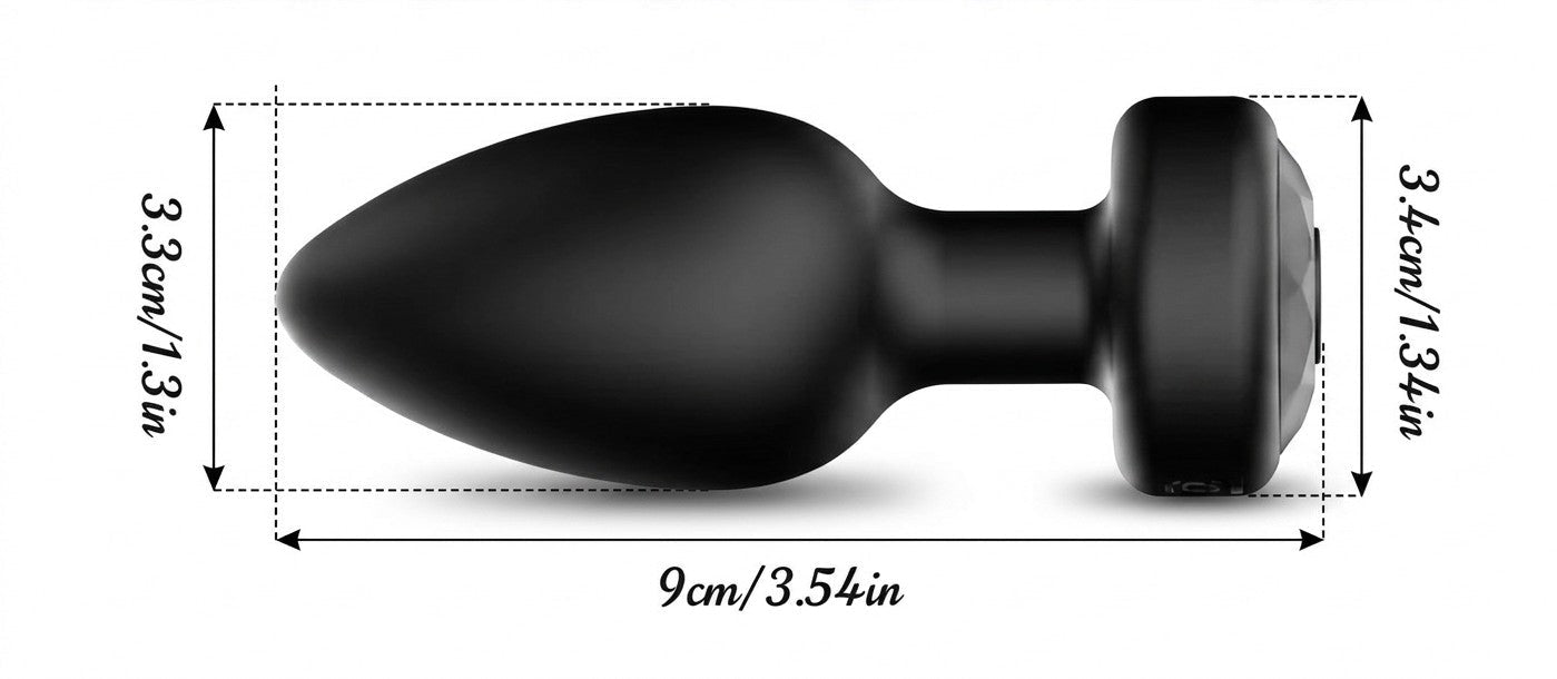 Plug Anal Vibrador con Control Remoto Inalambrico