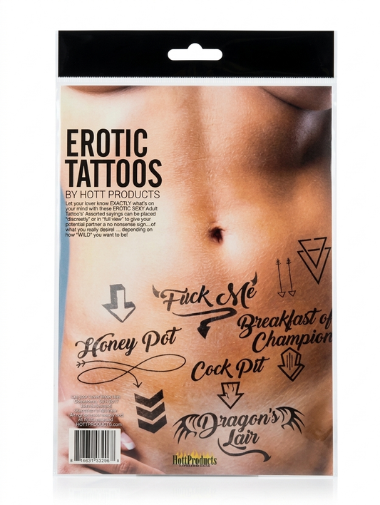 Tatuajes Temporales Adultos - Hott Products