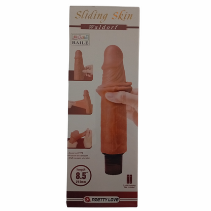 Vibrador Realista Sliding Skin Waldorf 21.5 cm