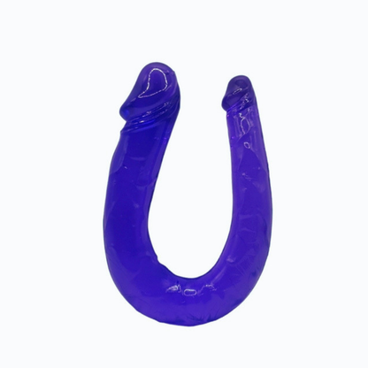 Dildo Doble Cabeza Flexible en U 30 cm