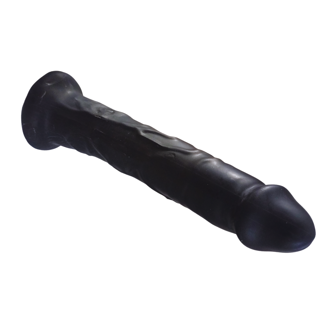 Hot Kisscherry con ventosa negro | 23 cm, insertable 21 cm, ancho 6 cm
